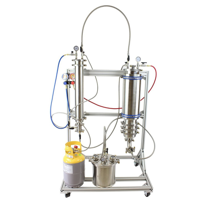 L'éthanol Extracteur l'hexane butane Machine D'extraction Solvant Plante Chanvre CBD Équipement D'extraction D'huile Essentielle