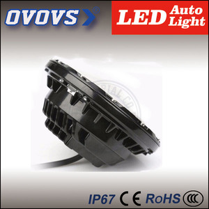 OVOVS Alta-baja <span class=keywords><strong>luz</strong></span> <span class=keywords><strong>de</strong></span> la cabeza 7 pulgadas 60 W drl <span class=keywords><strong>angel</strong></span> eyes faros <span class=keywords><strong>de</strong></span> halo anillo 4D - Product Image 3