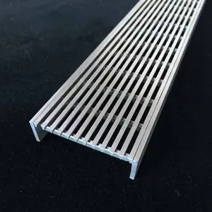 Preço de ralação de aço inoxidável linear de 150mm para canal u