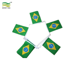 Guirnaldas de Banderines de <span class=keywords><strong>Brasil</strong></span> para Festivales, Producto Popular de Decoración Festiva - Product Image 5