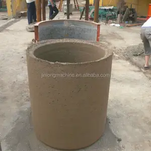 Beton boru tüp makine yapımında( boru çapı 200mm 1000mm)