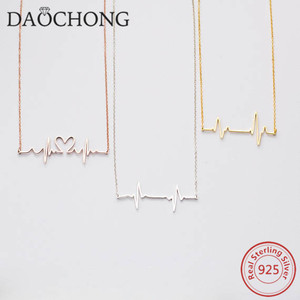 Collar con colgante de plata de ley 925 para recuerdo de bebé - Product Image 2