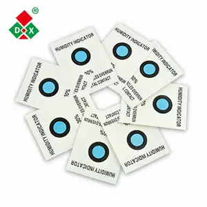 Pegatinas de cambio de color de agua Indicador de humedad tapones tarjeta