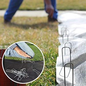 Grapas de Metal Galvanizado Tipo U HB Jinshi JS-U 001 de 6 Pulgadas con Diámetro de 2mm-4mm para Fácil Instalación y Fijación de Césped Artificial - Product Image 6