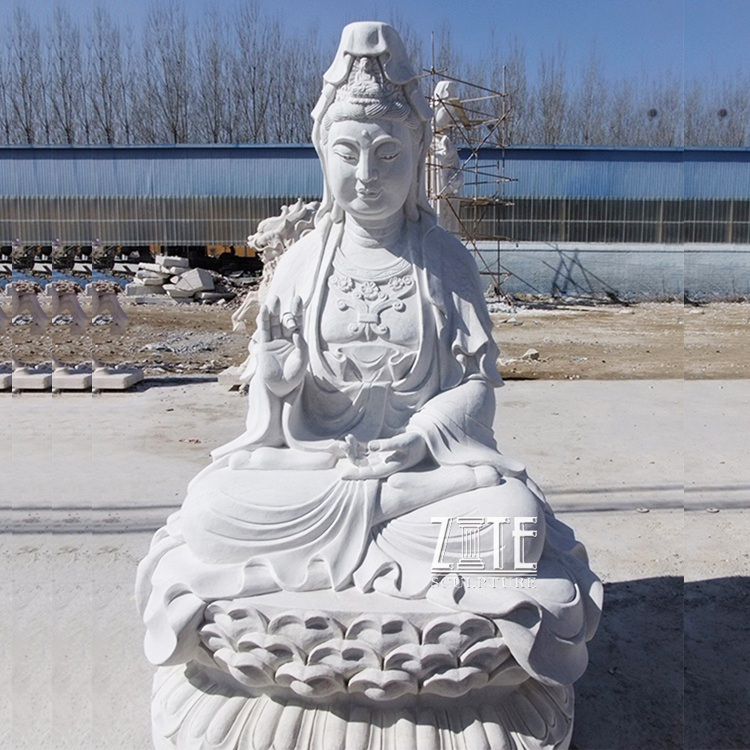 天然白大理石慈悲の女神台湾観音仏像| Alibaba.com