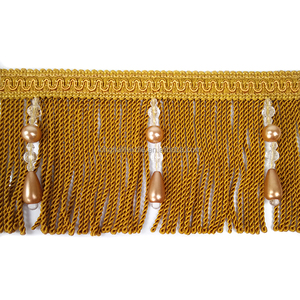 Hoge kwaliteit naaien draperie gordijn trimmen kralen bullion fringe