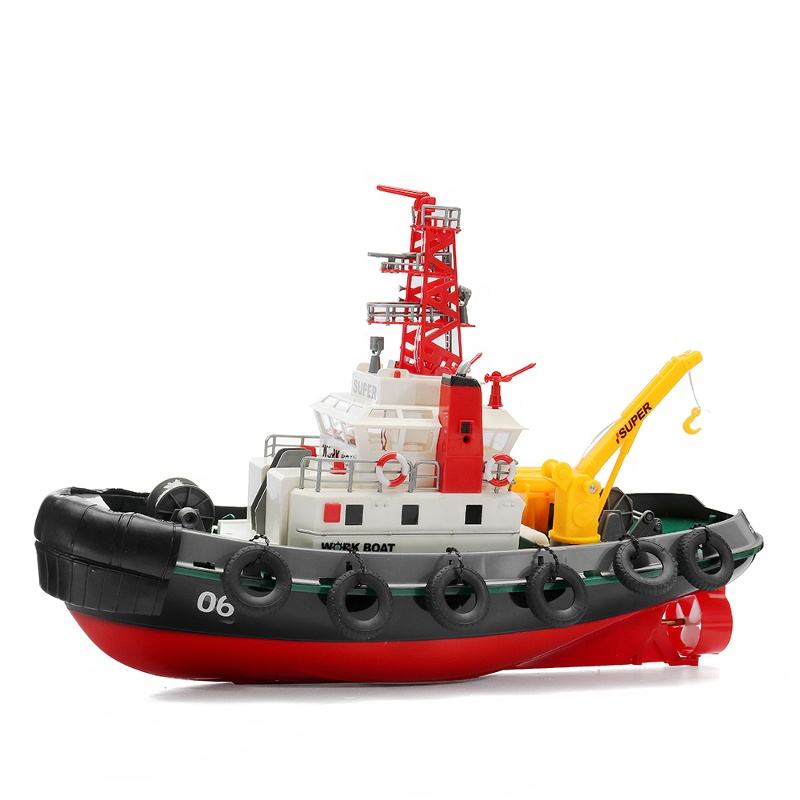 Fun with Tug Boat Toys Remote Control and Water Play
