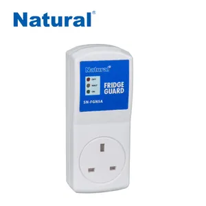 Protector Natural para Nevera Tipo UK Volt Guard 7A Solatek Estabilizador Automático de 3 Fases Regulador de Voltaje Estabilizador