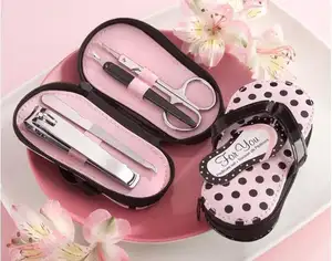 Pot Dot Flip-Flop Shaped Manicure Set Wedding Return Gift Best Selling Wedding Guest Gifts