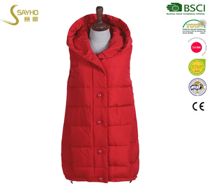 <span class=keywords><strong>Mujer</strong></span> invierno slender fake down <span class=keywords><strong>chaleco</strong></span> <span class=keywords><strong>acolchado</strong></span> con capucha - Product Image 3