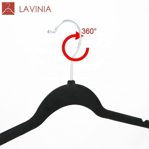 LAVINIA <span class=keywords><strong>Amazon</strong></span> Ultra slim velvet pants hanger - Product Image 3