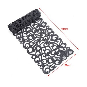 Runner da tavolo in feltro rettangolare con <span class=keywords><strong>taglio</strong></span> Laser su misura per la decorazione della tavola - Product Image 4