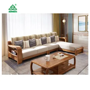 Set Sofa Bentuk L Modern, Cocok untuk Furnitur Ruang Tamu, Sofa Tunggal 1 2 3 Tempat Duduk