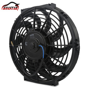 10 pales en S, 4,5 A, débit d'air 1730 CFM, 2250 tr/min, ventilateur universel mince, poussée/tirage, refroidissement électrique du <span class=keywords><strong>radiateur</strong></span>, 12 V, 80 W - Product Image 2