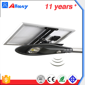 Alto Brillo 20 W Cob Carretera Farola de Iluminación Al Aire Libre Del Sensor de Movimiento Led Luz Solar Del Jardín - Product Image 1