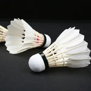 Goose Feather Badminton Shuttlecocks with Great Stability and Durability Hight Speed Badminton Birdies Balls