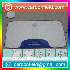 Parasol de Coche Plegable de Tyvek para Ventana Delantera, Parasol de Coche de Nylon Promocional - Product Image 6