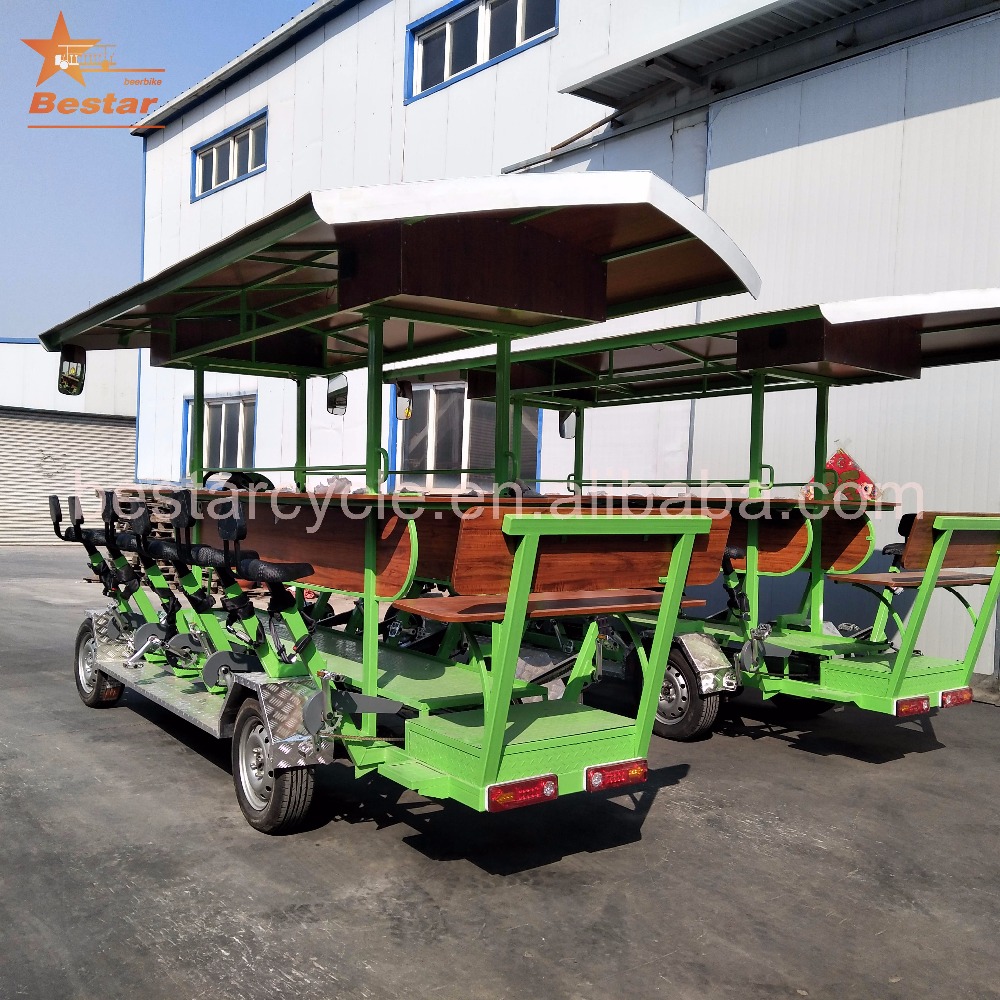 Удивительный педальный велосипед для паба на 15 человек