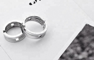 Thiết Kế Quyến Rũ Mới Nhất Hình Dạng Nhẫn Titan Nam Có Thể Thay Đổi - Product Image 2