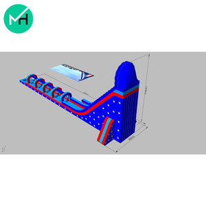 <span class=keywords><strong>Long</strong></span> toboggan gonflable commercialement populaire avec château gonflable durable à <span class=keywords><strong>vendre</strong></span> - Product Image 4