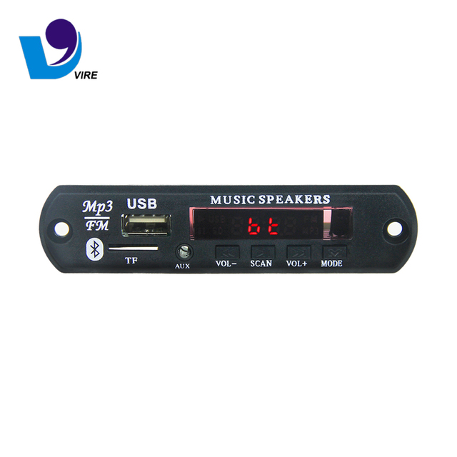 Wireless Bluetooth Tf Card U Disk Mp3 Format Decoder Board Audio Player Module With Remote Control