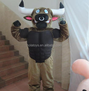 Kostum Maskot Sapi Berotot Cokelat/Kostum Maskot Kustom/Kostum - Product Image 3