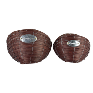 Moda Rattan <span class=keywords><strong>di</strong></span> <span class=keywords><strong>Vimini</strong></span> Fatti A Mano Cesto <span class=keywords><strong>di</strong></span> <span class=keywords><strong>Fiori</strong></span> <span class=keywords><strong>Con</strong></span> Maniglia - Product Image 4