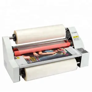 डिजिटल डबल पक्षों फिल्म रोल रोलर स्वत: गर्म और ठंडे laminating मशीन (WD-V350)