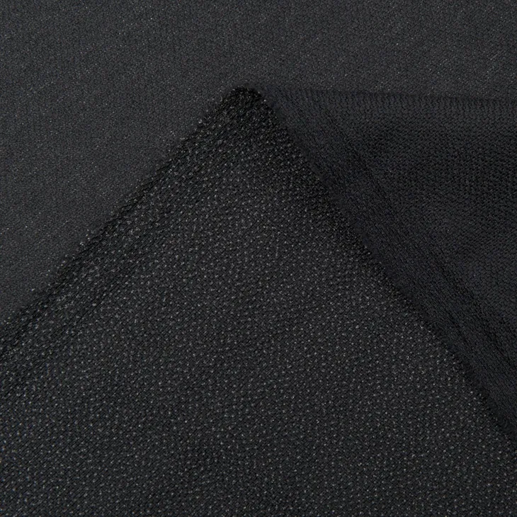 Fábrica casaco de ponto duplo fusível tecido tecido interlining fusão entretela