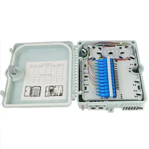 Heiße Verkäufe SC/LC/ST/FC Anschlüsse FTTH Faser Terminal Box 12/24/48/ 72 kerne Ports Fiber Optic Verteilung Box