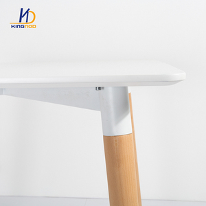 KINGNOD Contemporary <strong>Kitchen</strong> Furniture Solid Wood MDF <strong>Square</strong> Dining <strong>Table</strong> - Product Image 3