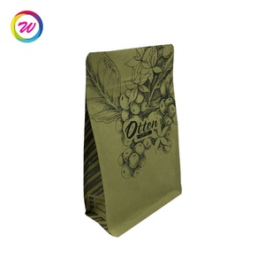 Tùy chỉnh độ ẩm bằng chứng đứng lên giấy thủ công túi Cà phê <span class=keywords><strong>Ziplock</strong></span> - Product Image 3