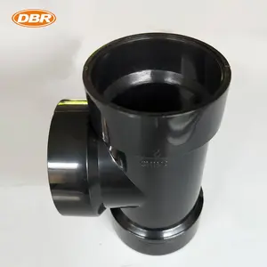 Jiangyin ABS High Pressure Dwv Tee Joint Fittings Astm D2661 Pipe And Fitting