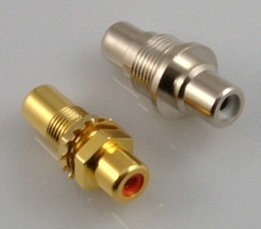 Adaptateur <span class=keywords><strong>double</strong></span> <span class=keywords><strong>rca</strong></span> femelle à <span class=keywords><strong>rca</strong></span> femelle, <span class=keywords><strong>prise</strong></span> d'adaptateur pour panneau à plaque - Product Image 4