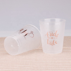 Gobelet en plastique givré pour stade en PP <span class=keywords><strong>de</strong></span> 9oz 12oz 14oz 16oz 20oz logo personnalisé - Product Image 3