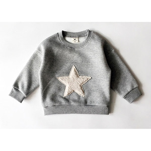 Dei bambini di Stile Semplice Girocollo Stella Decorazione Morbido Tessuto Per <span class=keywords><strong>Felpe</strong></span> In Alibaba Siti Web - Product Image 2