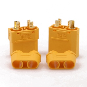 ที่มีคุณภาพสูง Amass XT90H หญิงชายเชื่อมต่อ XT90 XT90H ที่มีฝาครอบปลั๊กสำหรับ RC Lipo แบตเตอรี่