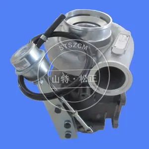 Peças sobressalentes do motor SA6D125E-2, turbocompressor genuíno 6152-82-8210 para máquina escavadora PC400-6