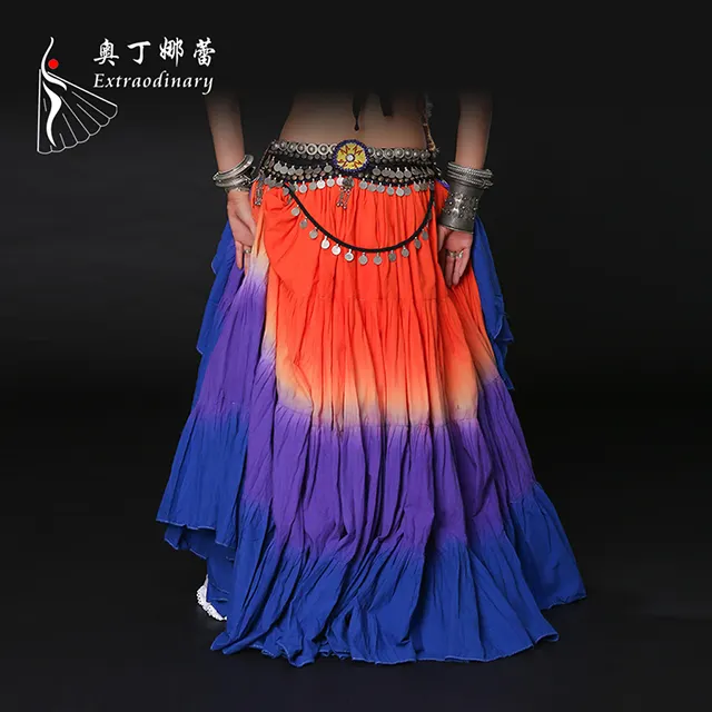 100% Cotton Tribal Belly Dance Skirt Design Dance 25 yard skirt