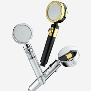 Pommeau <span class=keywords><strong>de</strong></span> <span class=keywords><strong>douche</strong></span> à main chromé à haute <span class=keywords><strong>pression</strong></span> et économie d'eau avec 3 modes <span class=keywords><strong>de</strong></span> pulvérisation |   <span class=keywords><strong>Douche</strong></span> <span class=keywords><strong>de</strong></span> salle <span class=keywords><strong>de</strong></span> bain en plastique ABS au design moderne - Product Image 1