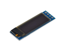 Modul tampilan LCD OLED layar seri IIC I2C Driver SSD1306 SSD1306 0.91 inci 128x32 4Pin untuk ESP32 AVR PIC STM32 Raspberry Pi