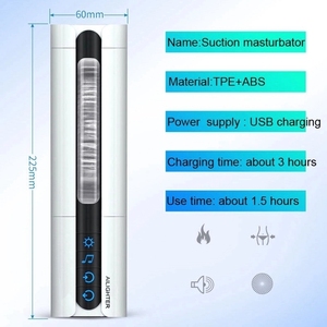 เครื่องช่วยสำเร็จความใคร่ชายแบบดูดและสั่นอัตโนมัติ - Product Image 5