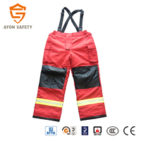 Combinaison ignifuge certifiée EN469 utilisée pour la lutte contre les incendies, combinaison de pompier - Ayonsafety