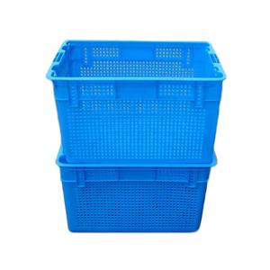 Krat Buah Plastik Berkualitas Tinggi 50kg, Dapat Ditumpuk, Krat Plastik untuk Pindahan Barang, Krat Bale Arm untuk Dijual - Product Image 2