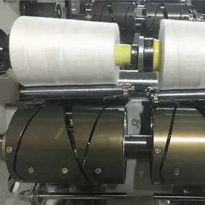 Bobina de cono de hilo de coser, bobinadora para máquina textil