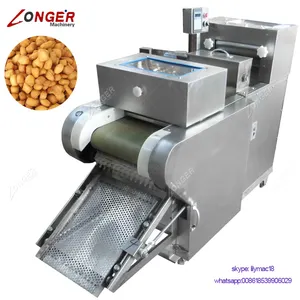 Kommerziellen Industrie Automatische Snack Lebensmittel Schneiden Braten Friteuse Verpackung Chin Chin Maschine zum Verkauf