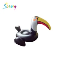 SUNWAY tùy chỉnh bơm hơi Khổng Lồ toucan phao bơi hồ bơi đồ chơi/inflatable nổi phòng chờ