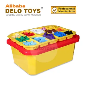 Пластиковый ящик для хранения DELO TOYS 30L ABS, прозрачная классификация, идеальные детские строительные блоки, игрушки (DK005)
