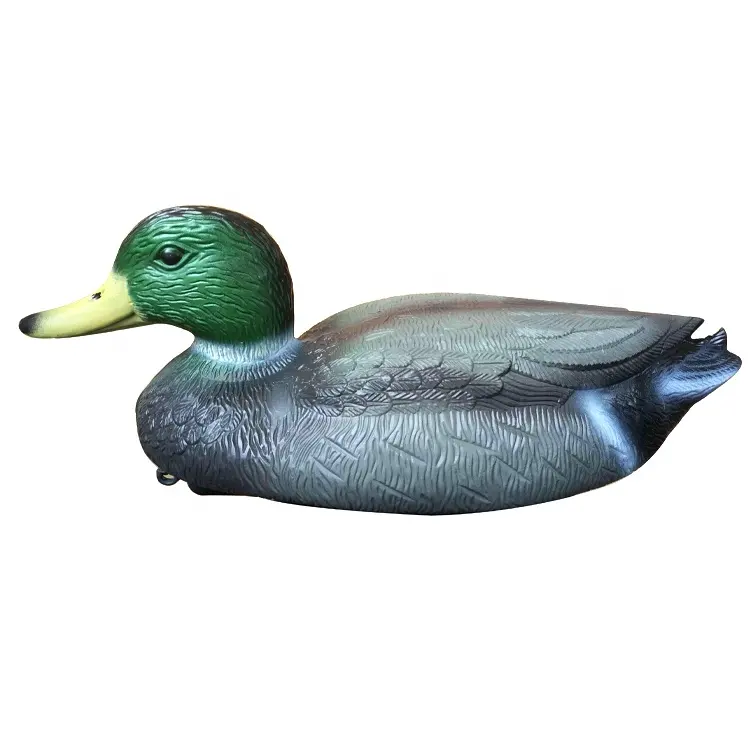14 inch plastic green head mallard duck floater decoys hunting decoy plastic material
