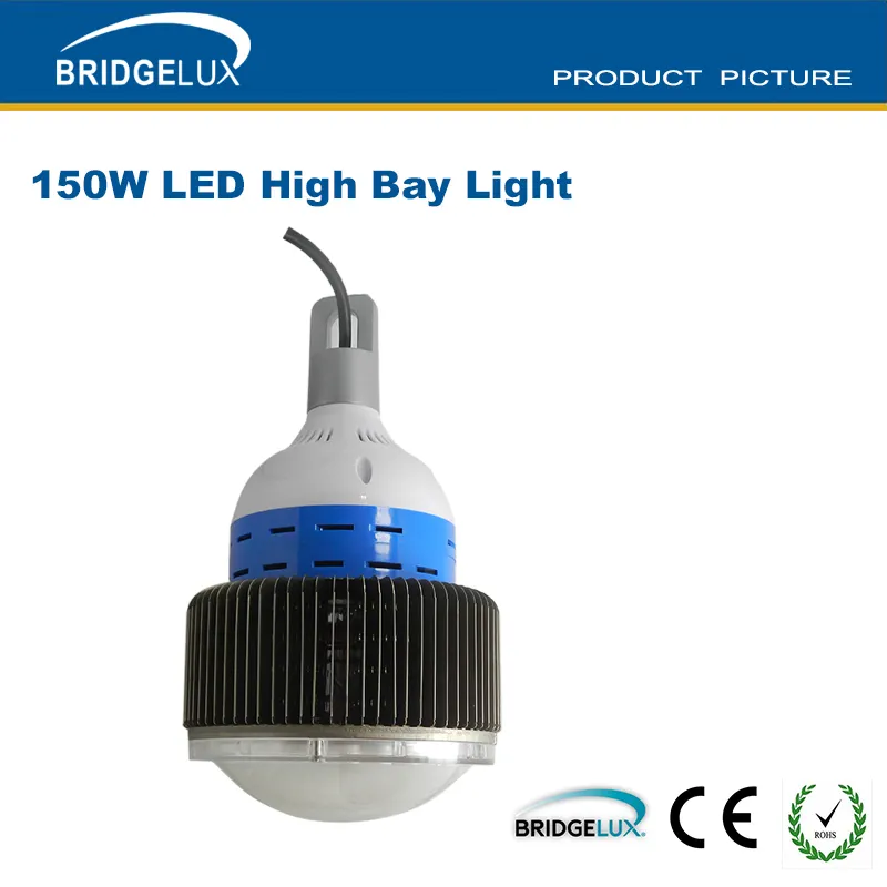 150 w poder más elevado llevó la alta luz de la bahía con gancho base de la lámpara para la luz led del bulbo AC85-265V